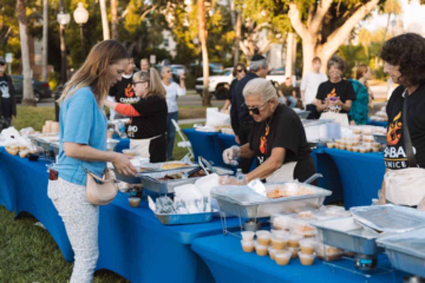 A community moment at Chabad of Venice