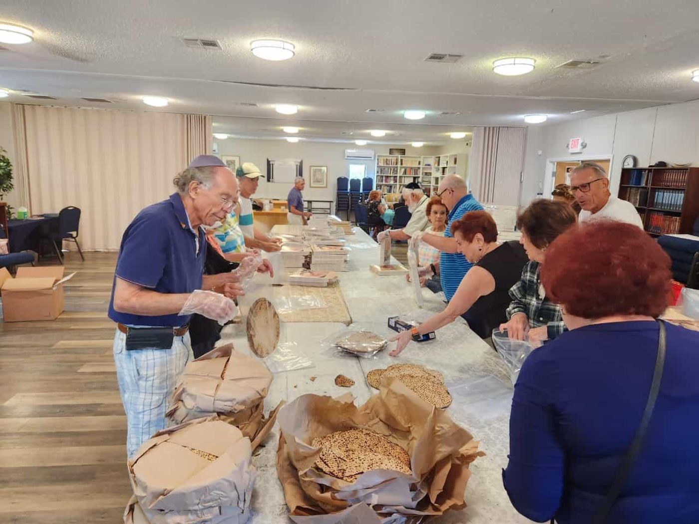 A community moment at Chabad of Venice