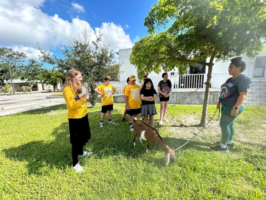 A community moment at Chabad of Venice