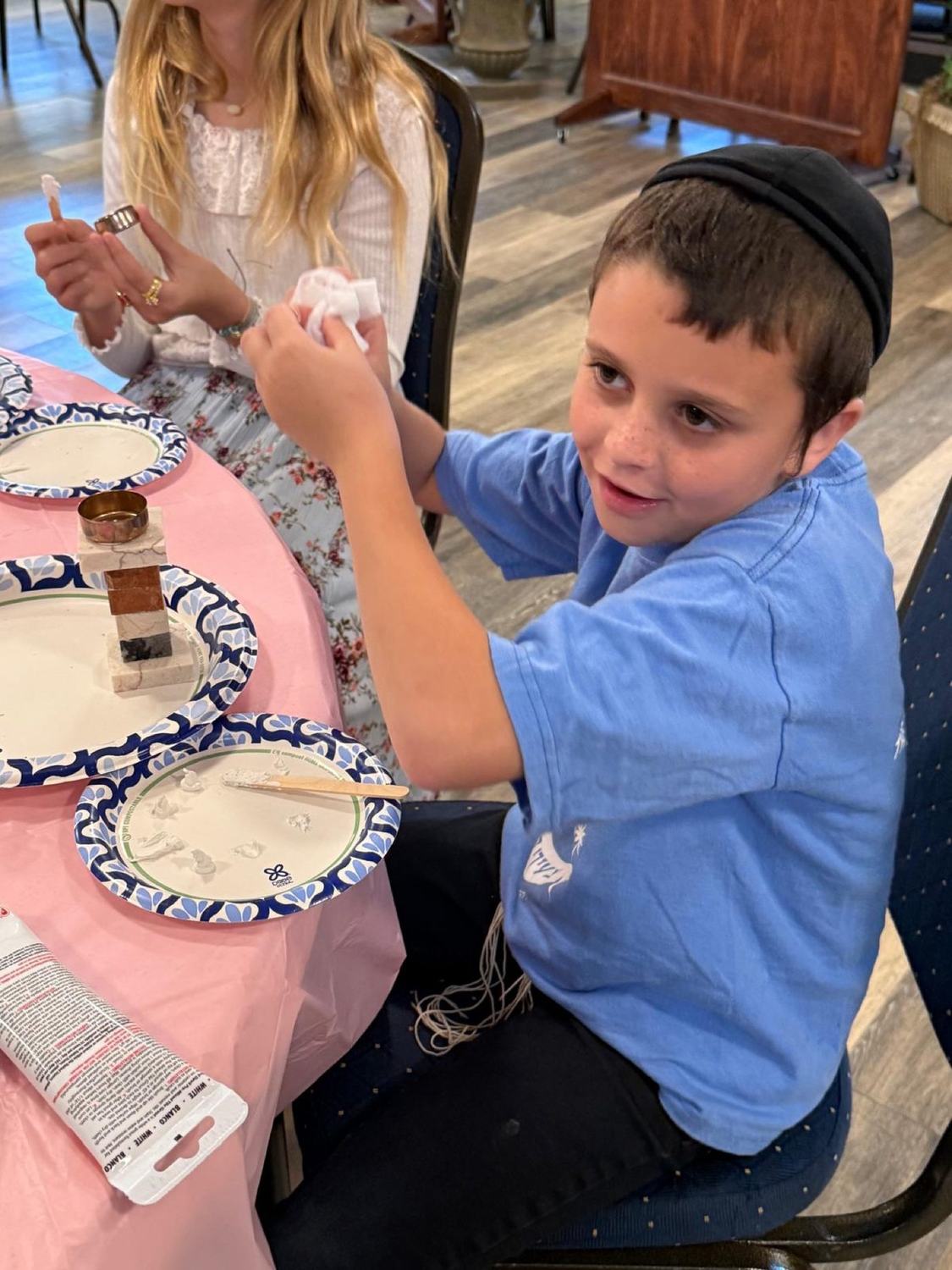 Children at a Chabad program