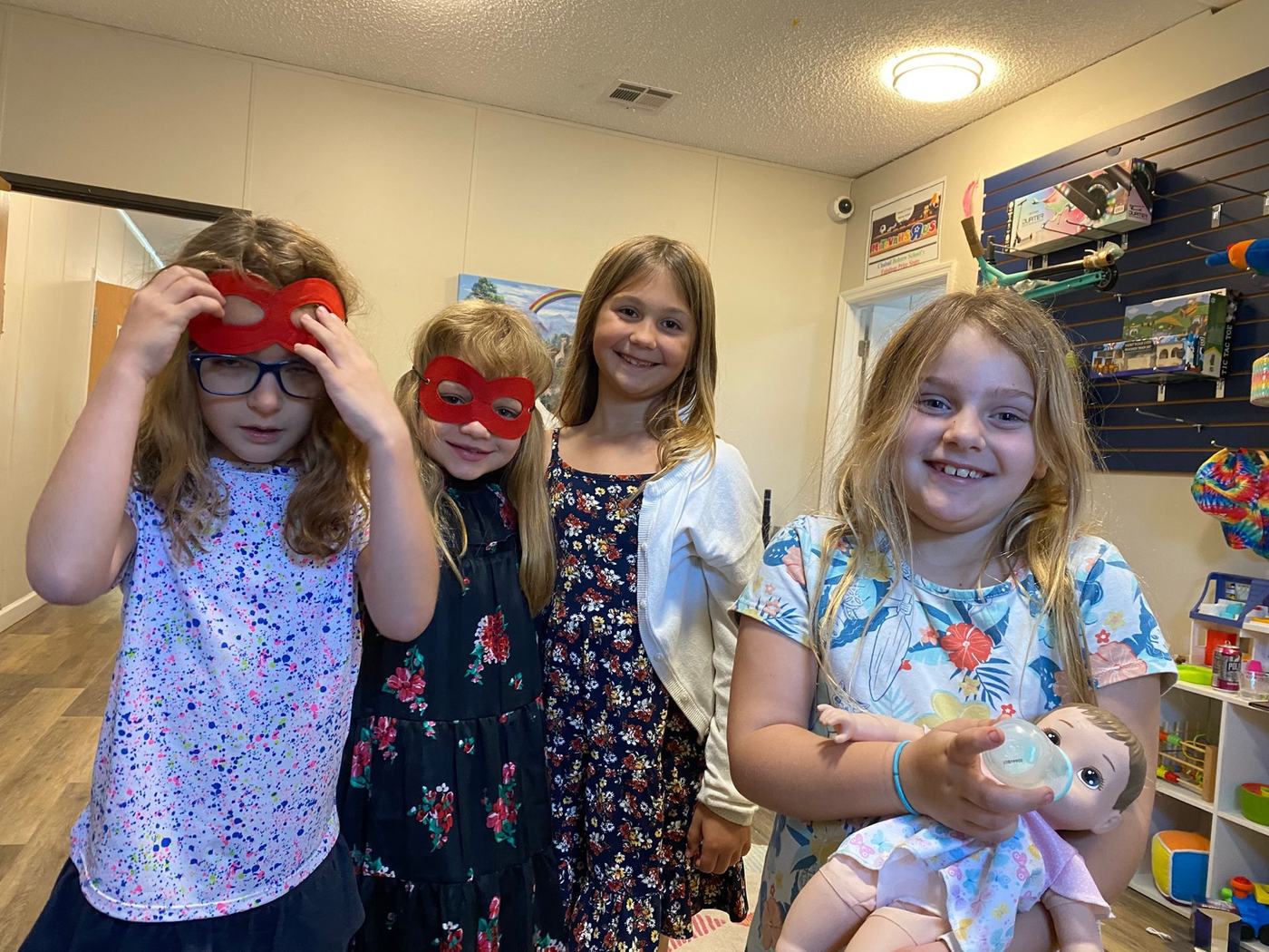 Purim celebration moment